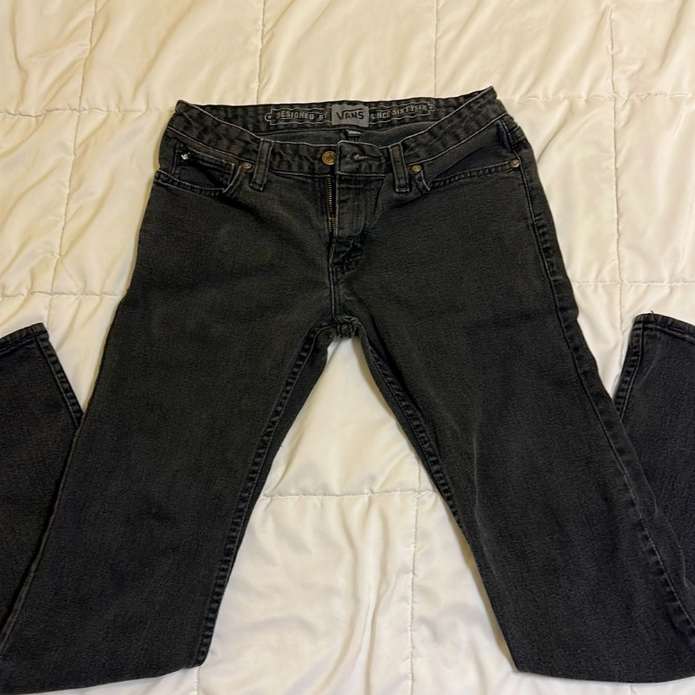 Vans Black Jeans 28x30 lightly worn